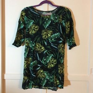 American Apparel Jungle Leaves Dress